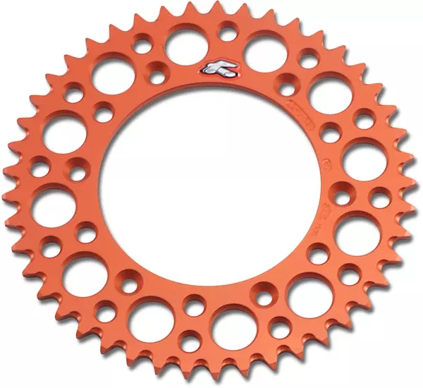 Renthal Rear Sprocket – Aluminum – 45 Tooth – Orange