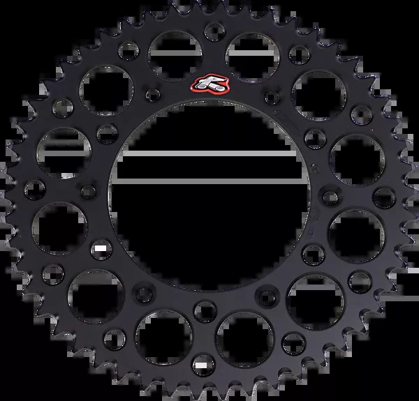 Renthal Rear Sprocket – Aluminum – 50 Tooth – Black