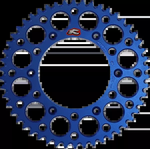 Renthal Rear Sprocket - Aluminum - 50 Tooth - Blue