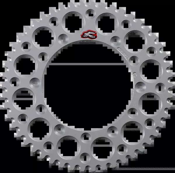 Renthal Rear Sprocket - Aluminum - 50 Tooth - Silver