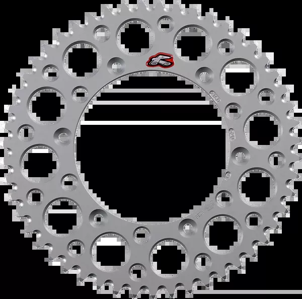 Renthal Rear Sprocket - Aluminum - 51 Tooth - Silver