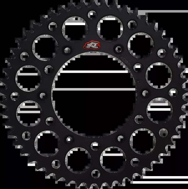 Renthal Rear Sprocket – Aluminum – 53 Tooth – Black