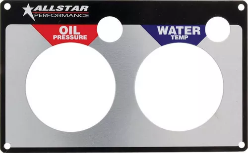 Replacement 2 Gauge Panel OP/WT ALL80125