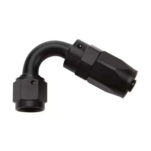 Reusable Hose End Black 120 Deg Elbow -10 ALL49364