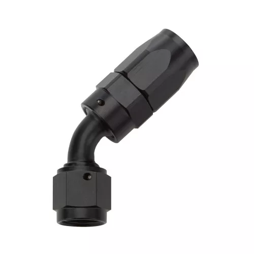 Reusable Hose End Black 45 Deg Elbow -8 ALL49333
