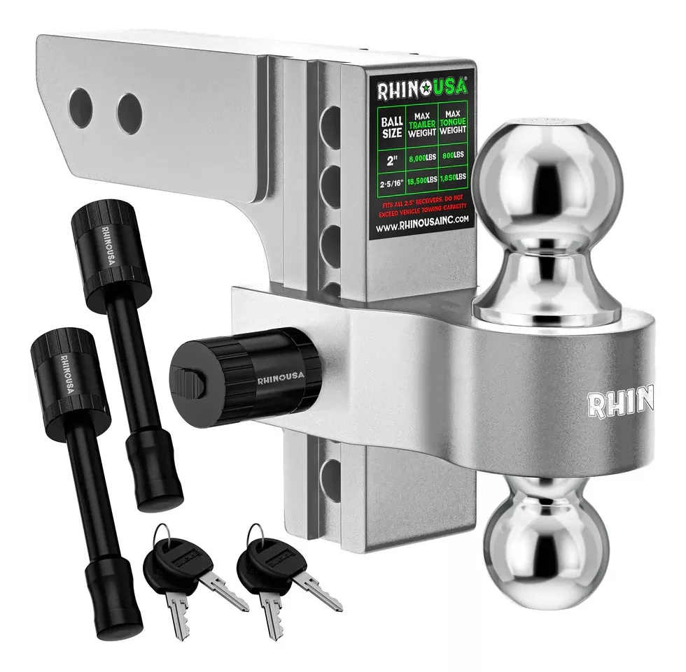 Rhino USA 2" Receiver Heavy Duty Drop Hitch