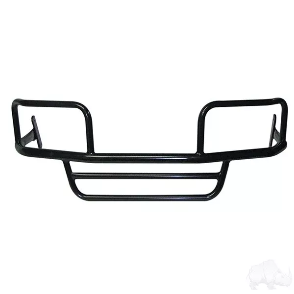 RHOX Golf Cart Front Brush Guard Black Powder Coat Steel for E-Z-Go ST350 96+
