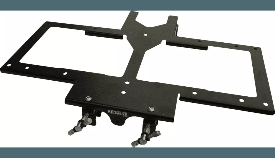 RickRak Luggage Rack Bag Mount for '99-22 Harley Davidson FLH Touring with King Two-up Luggage Rack