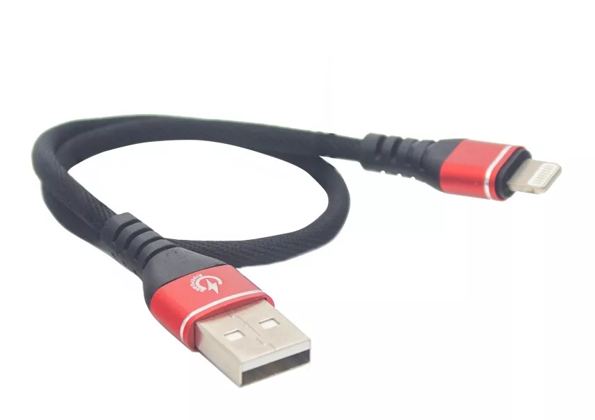 RidePower Male USB To Lightning Phone Charging Cable