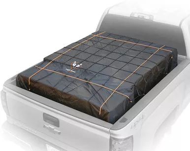 Rightline Gear Weatherproof Truck Bed Cargo Net with Built-In Tarp 100T60