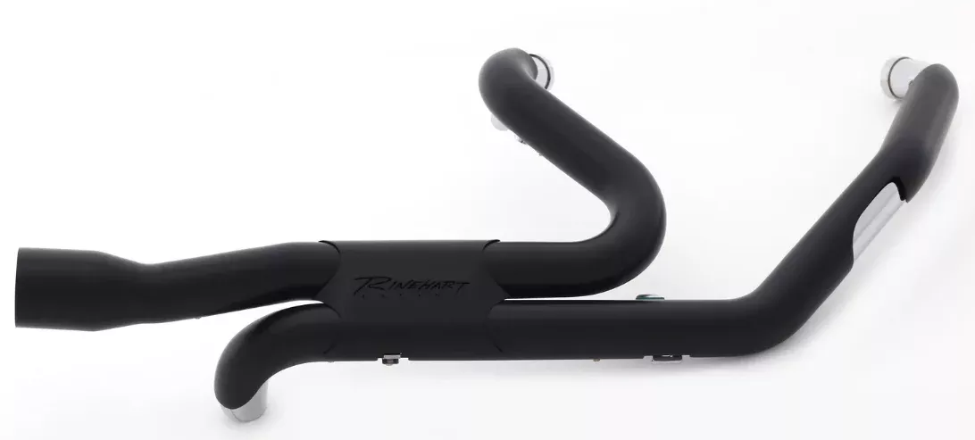 Rinehart Slimline Black Duals Header W/ Baffles 17+ Touring RH HP45 Muffler