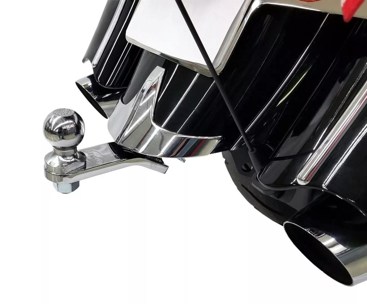 Rivco Hidden Trailer Hitch for '17-Up Indian Models (excluding Scout models & Roadmaster Elite Models) Select Finish
