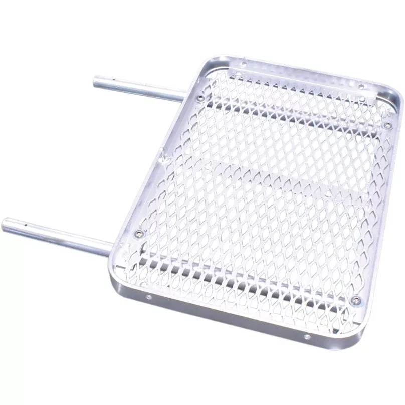 Rivco QD1000 Silver Rear Mount 11 x 16 Cargo Luggage Rack 14-19 Indian Bagger