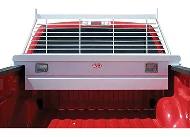 RKI WG15 White Rear Window Grille and Ladder Rack