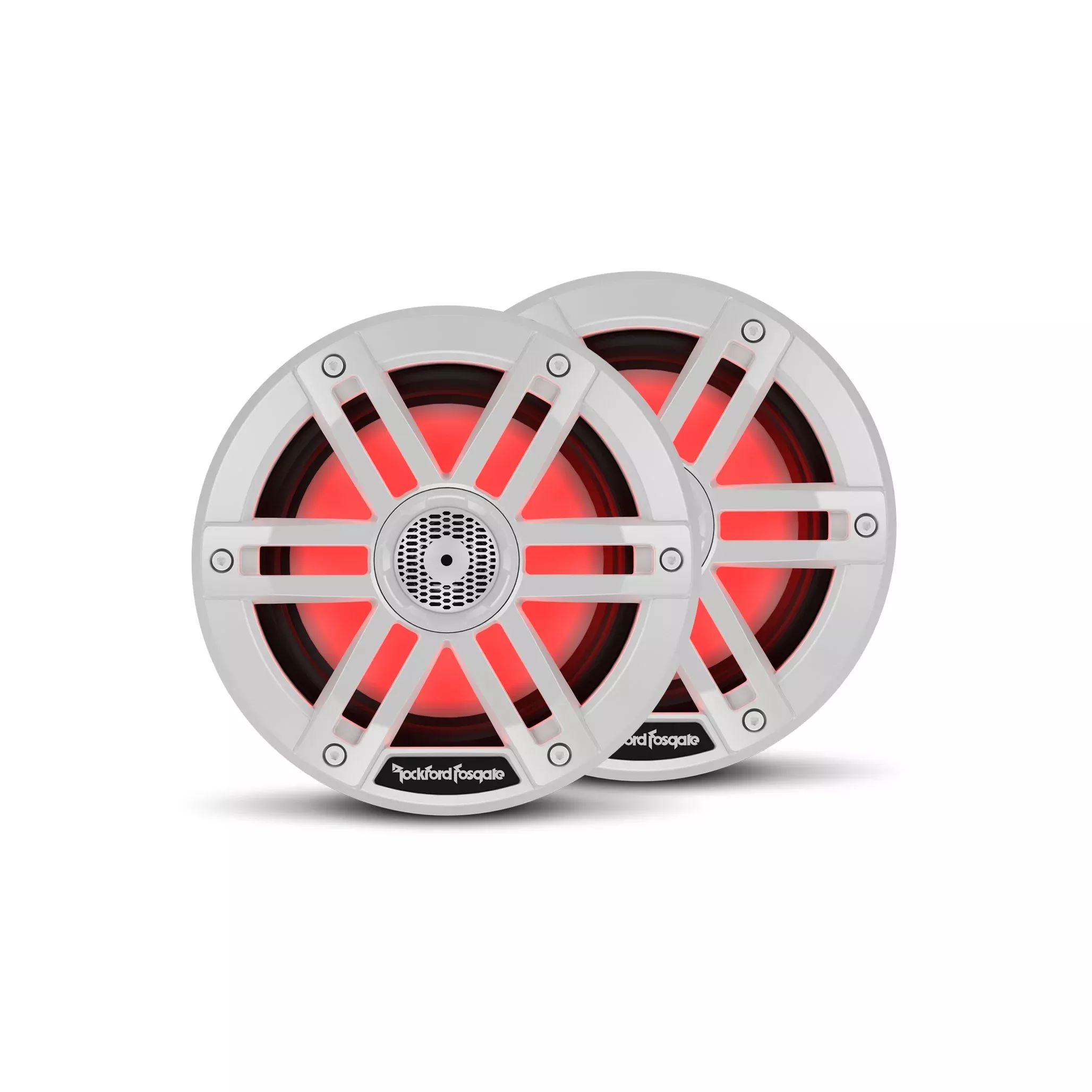 Rockford Fosgate M1-6 White 6 Color Optix Marine 2-Way System 75W 4 Ohm