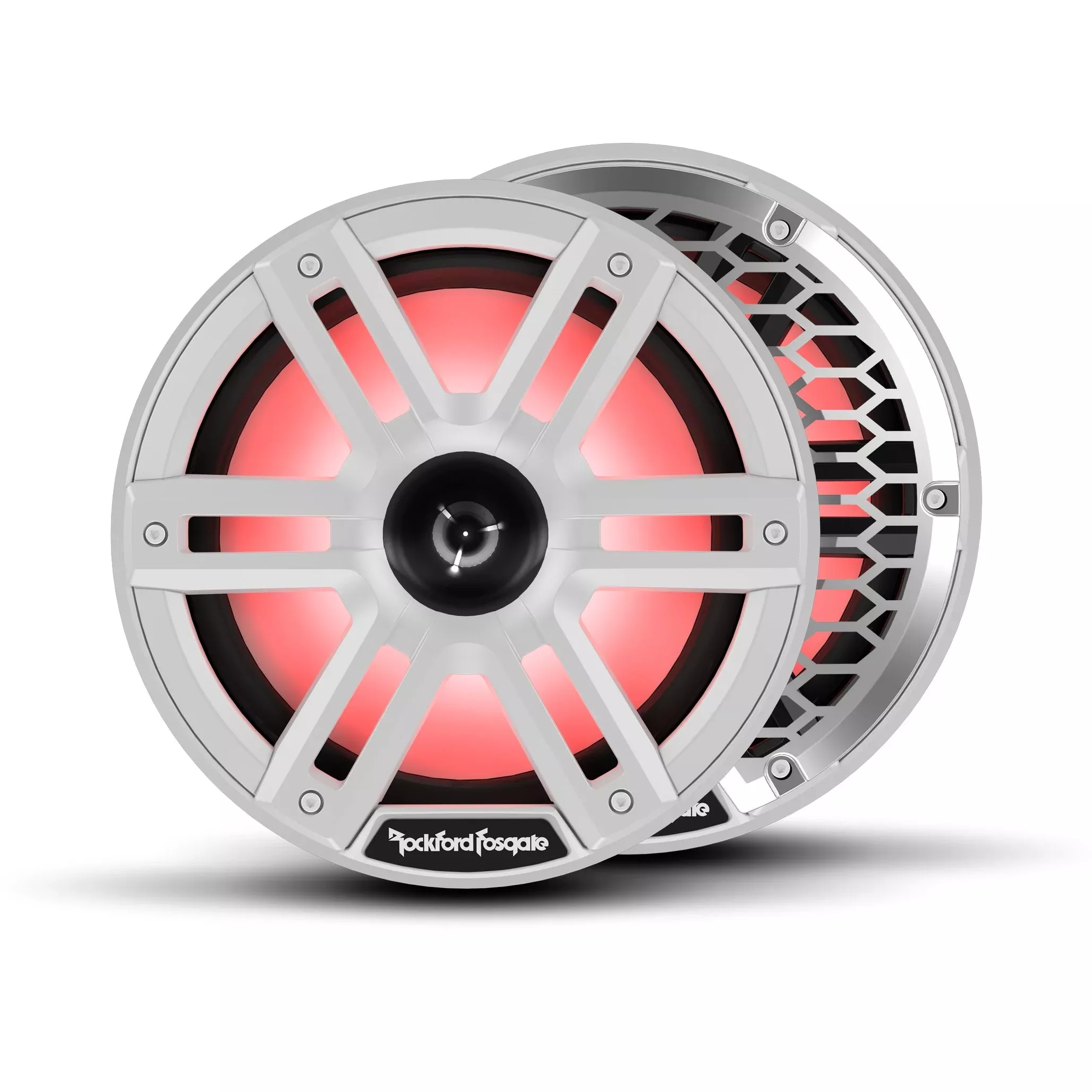 Rockford Fosgate M2-8H White 8 Color Optix Marine 2-Way Horn System 300W