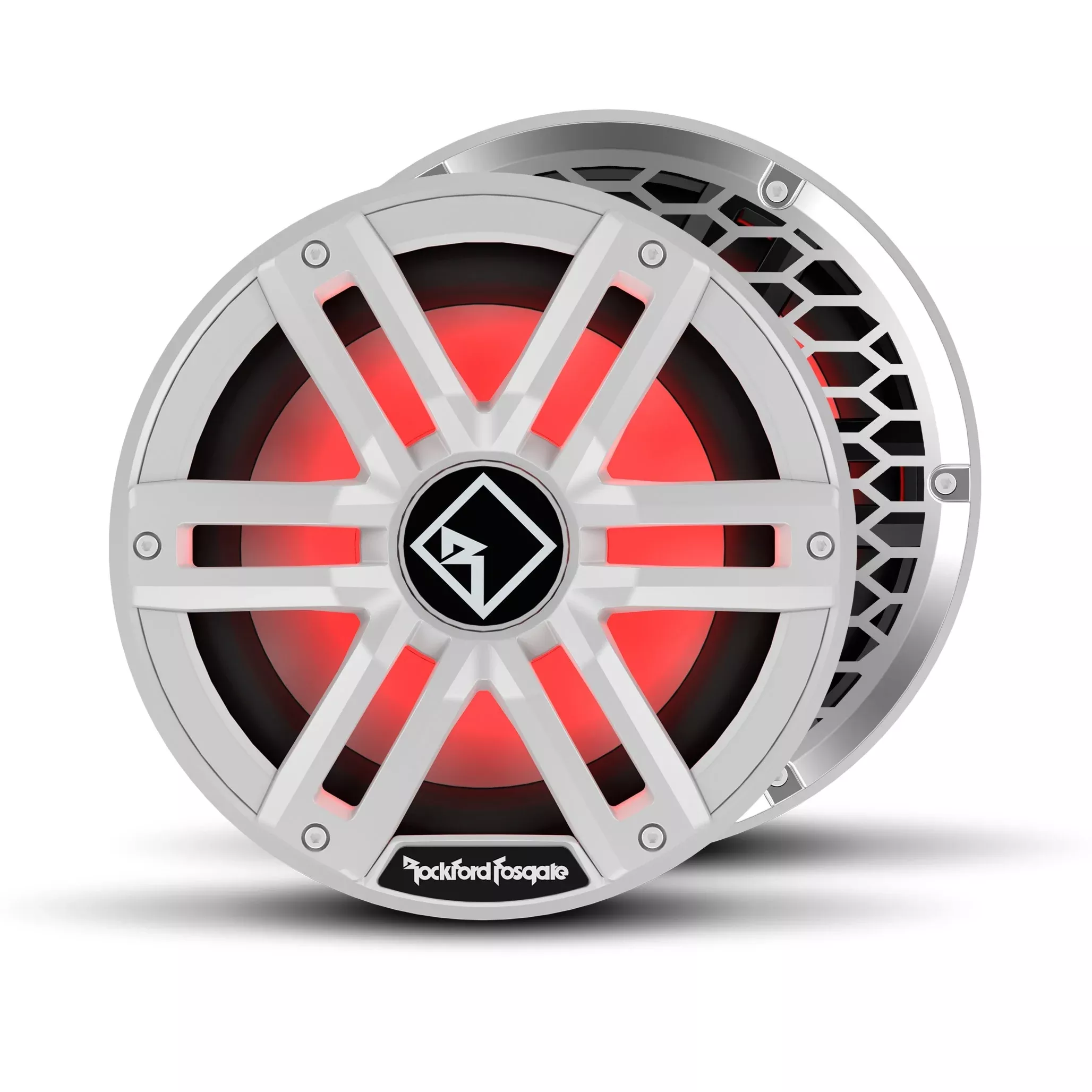 Rockford Fosgate M2D2-10I White 10" DVC 2? Color Infinite Baffle Marine Subwoofer
