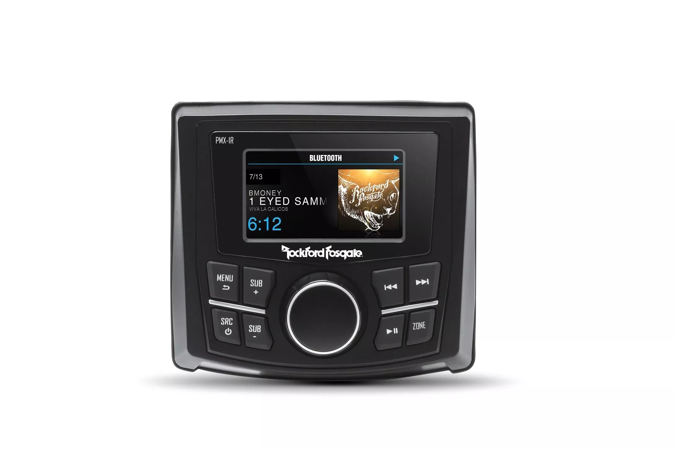Rockford Fosgate PMX-1R Punch Marine Full Function Wired Remote 2.7" Display
