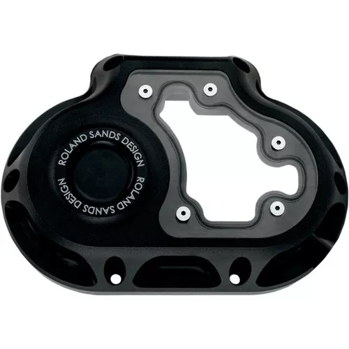 Roland Sands Clarity Transmission Side Cover for Harley Twin Cam - Black Ops