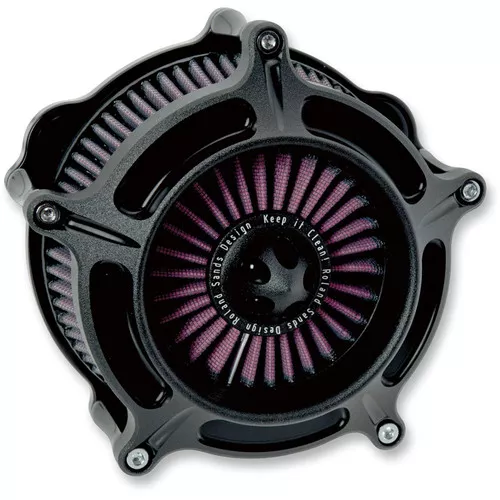 Roland Sands Turbine Air Cleaner for 1993-2017 Harley* - Black Ops