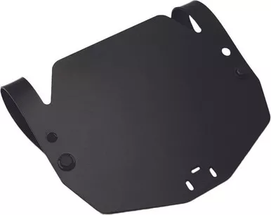 Rox Rox S/M Frt Number Plate Blk - 1FNP-N/B