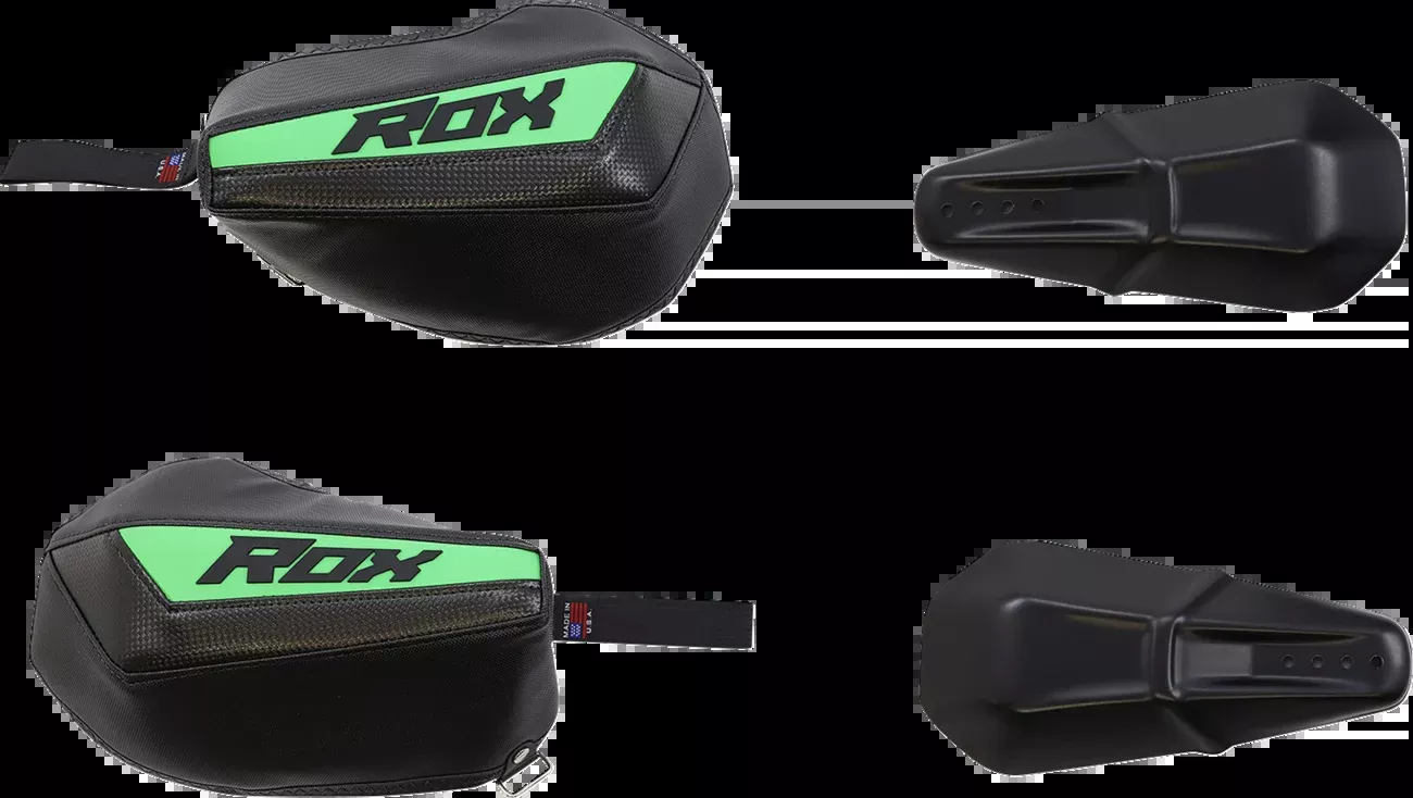 ROX SPEED FX Handguards – Generation 3 Flex-Tec – Green-FT3-HG-G
