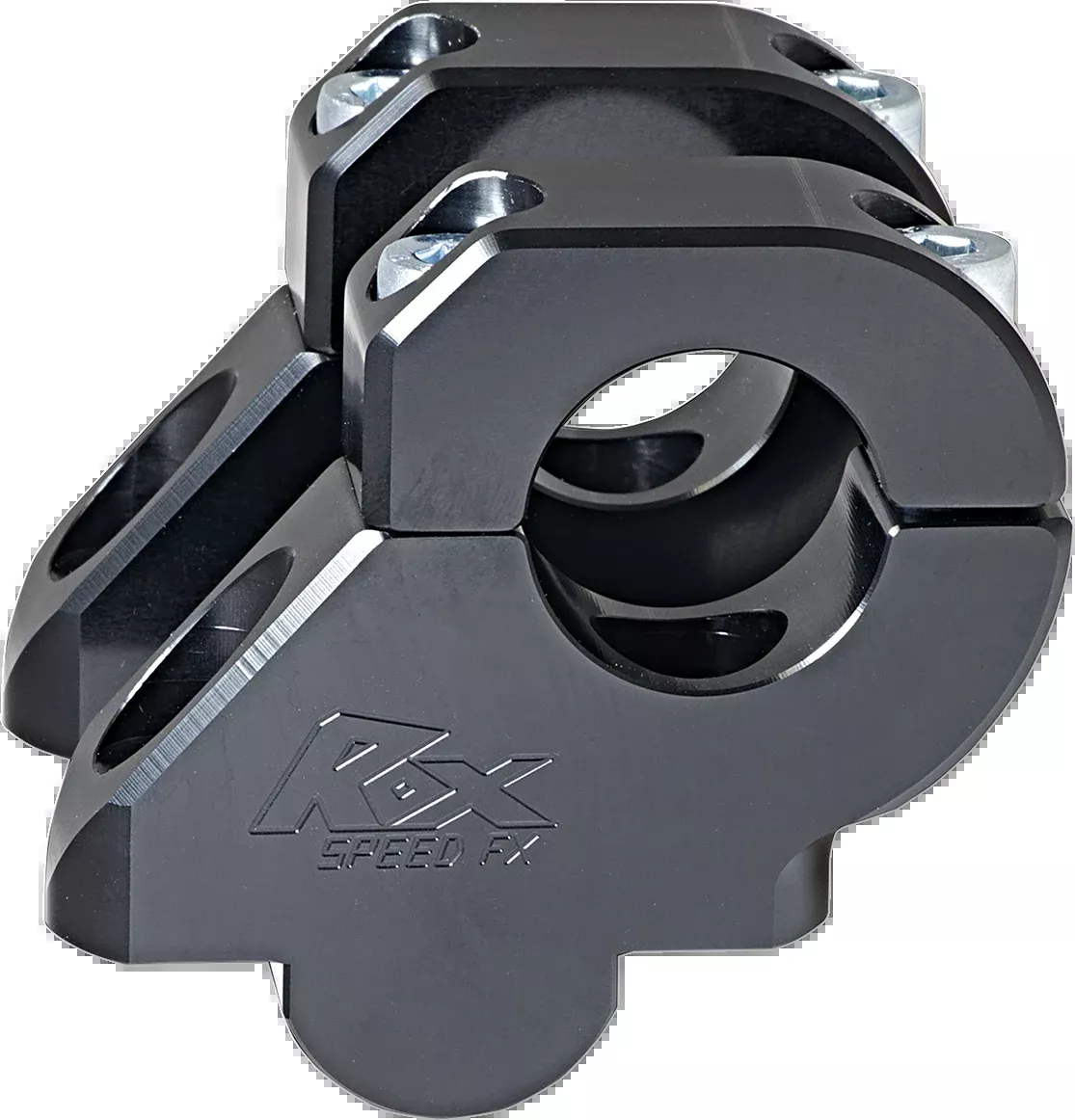 ROX SPEED FX Risers – 1-1/2″ – Oversized Handlebars – Black-3R-B17R-15K