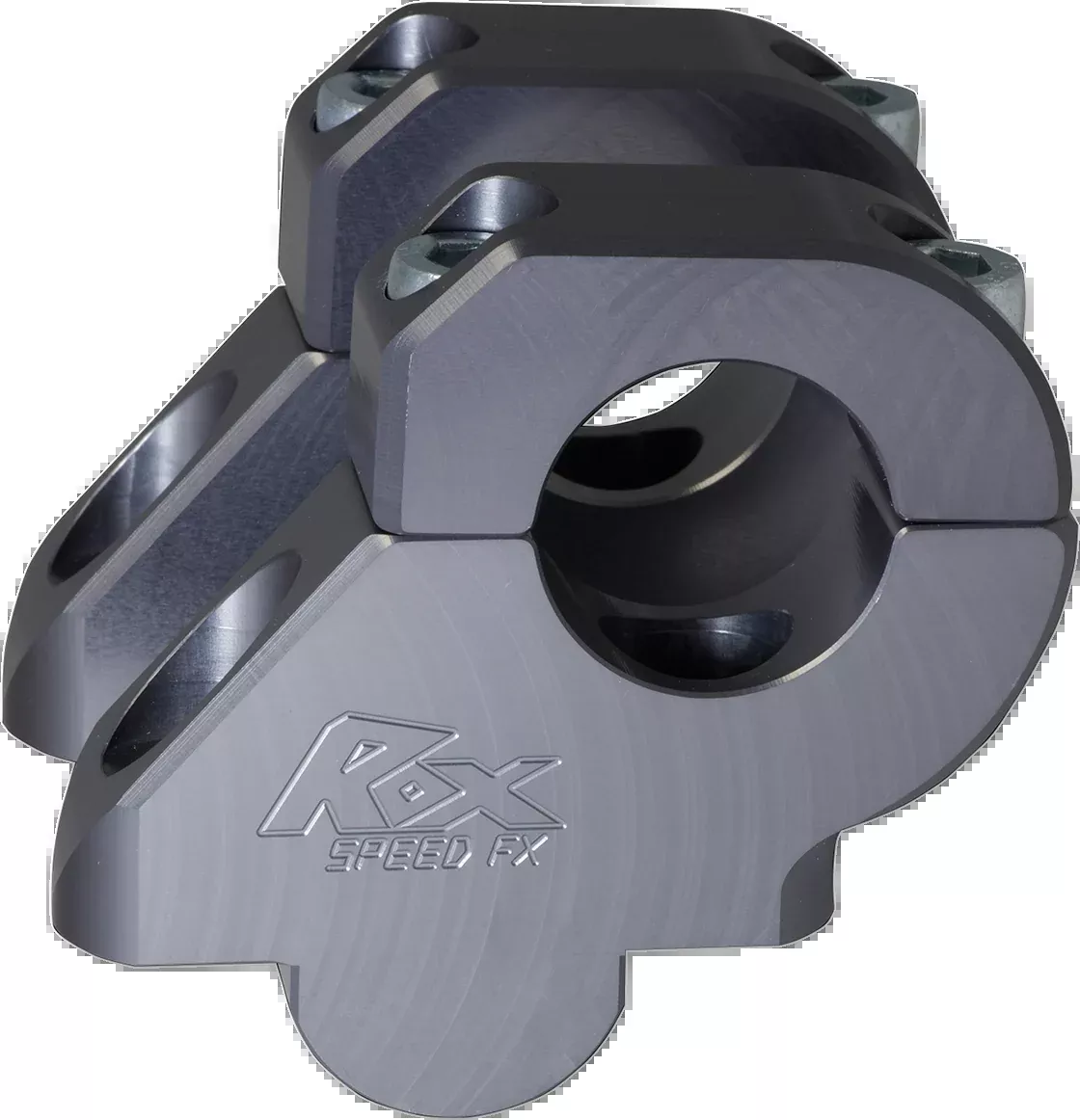 ROX SPEED FX Risers – 1-1/2″ – Oversized Handlebars – Gray-3R-B17R-15G