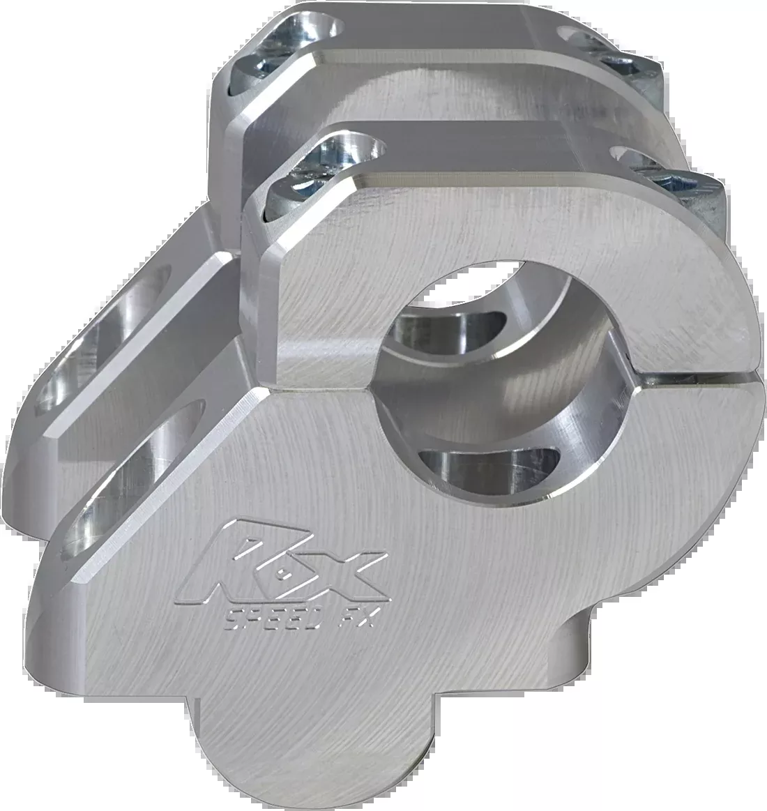 ROX SPEED FX Risers – 1-1/2″ – Oversized Handlebars – Silver-3R-B17R-15M