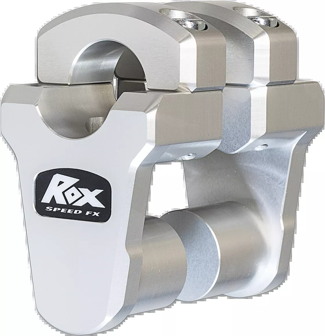 ROX SPEED FX Risers – Pivoting – 2″ – Oversized Handlebars – Clear Anodized-1R-P2PPA