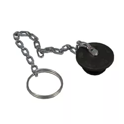 RUBBER PLUG W/CHAIN