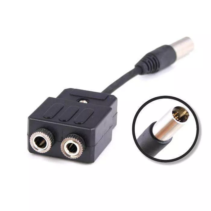 Rugged Air General Aviation Headset to 5-Pin Adapter GA-5P-ADPT