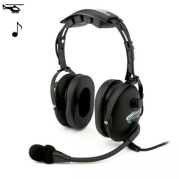 Rugged Air Rugged Air RA620 Helicopter Aviation Pilot Headset RA620R