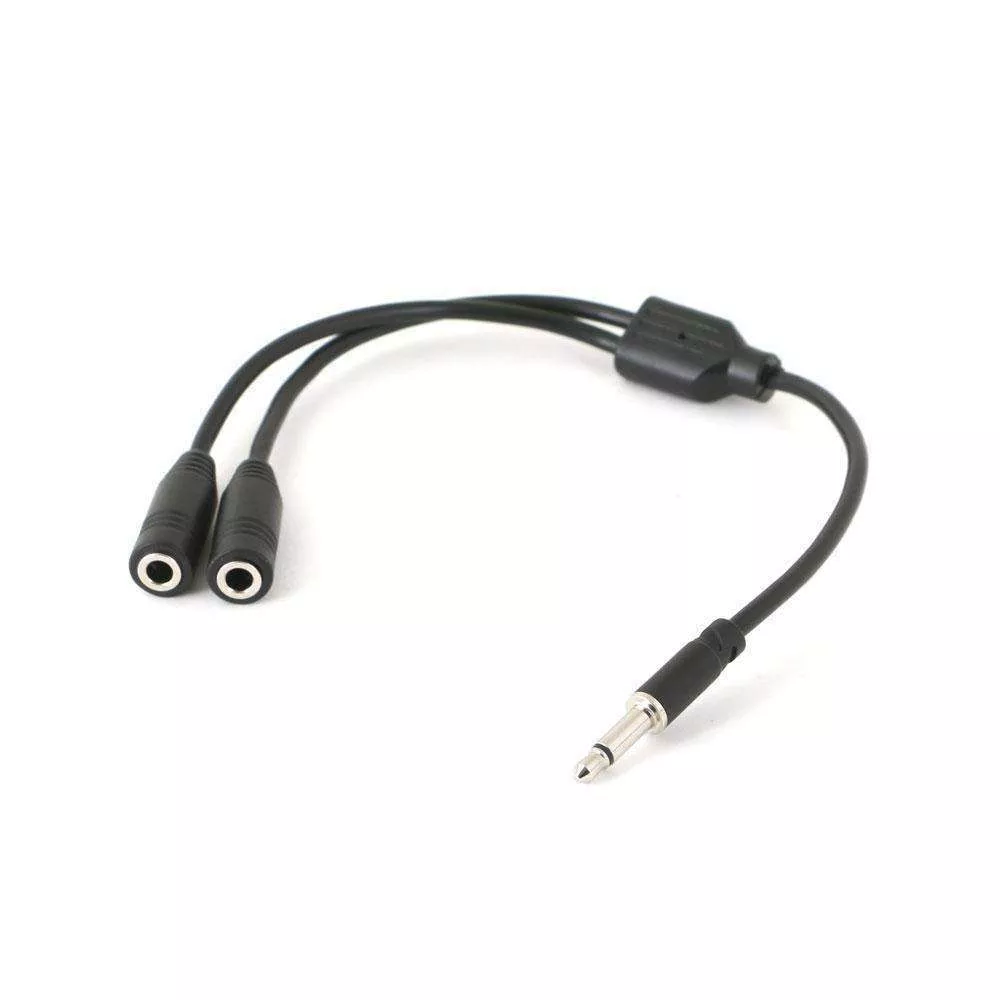 Rugged Radios 3.5mm Mono Plug Y-Splitter for External Speakers SPLITTER-MONO-3.5