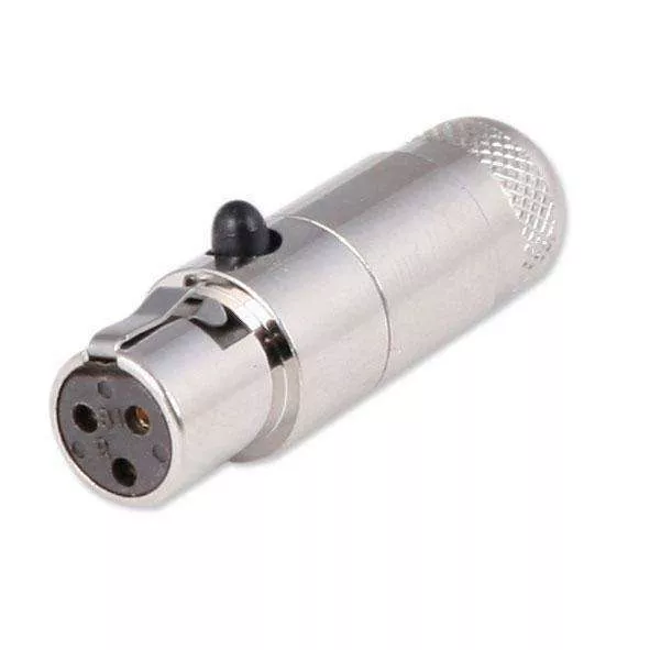 Rugged Radios 3-Pin Female Mini XLR Connector TA3FL C3P-FL