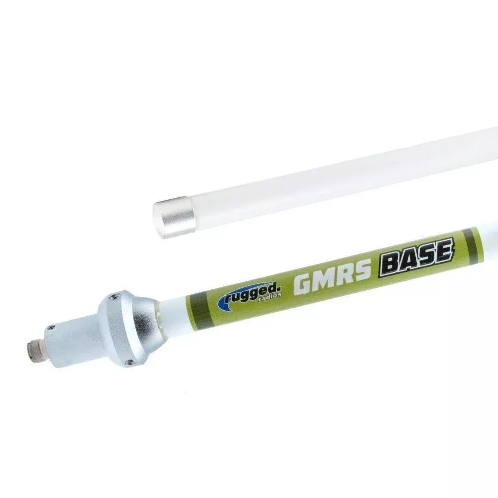 Rugged Radios Base Camp – Base Station GMRS Tuned Fiberglass Antenna GMRS-BASE