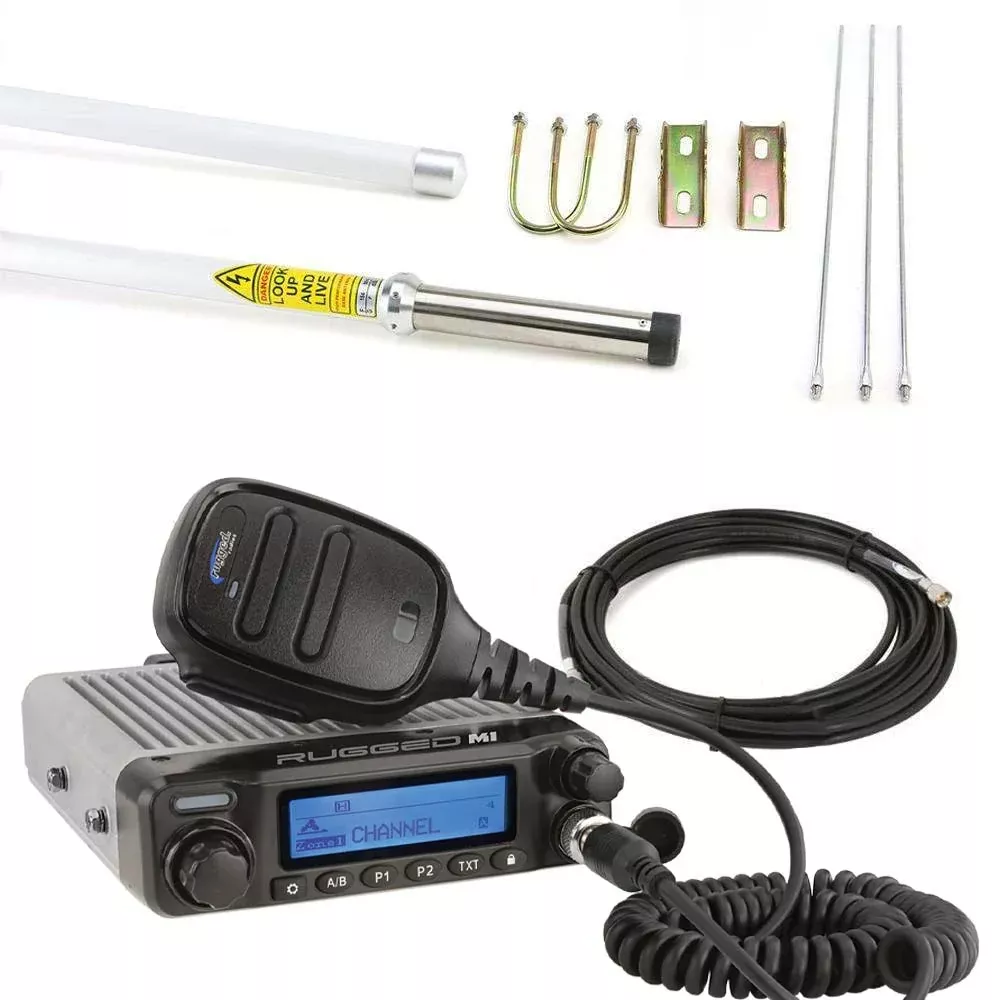Rugged Radios Base Camp - Digital M1 Mobile Radio with Fiberglass Antenna Kit BASECAMP-PLUS-M1