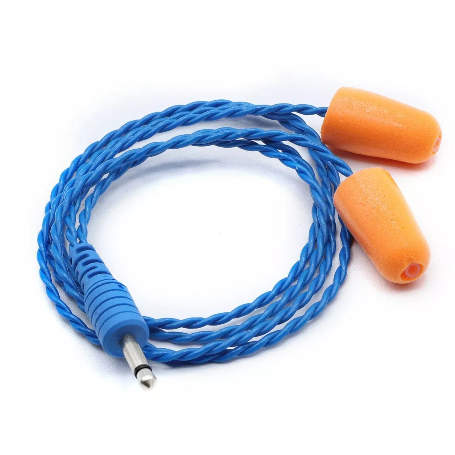 Rugged Radios Challenger II Racing Foam Ear Bud Speakers with 1/8″ Mono Plug CHALLENGER-II-BLUE