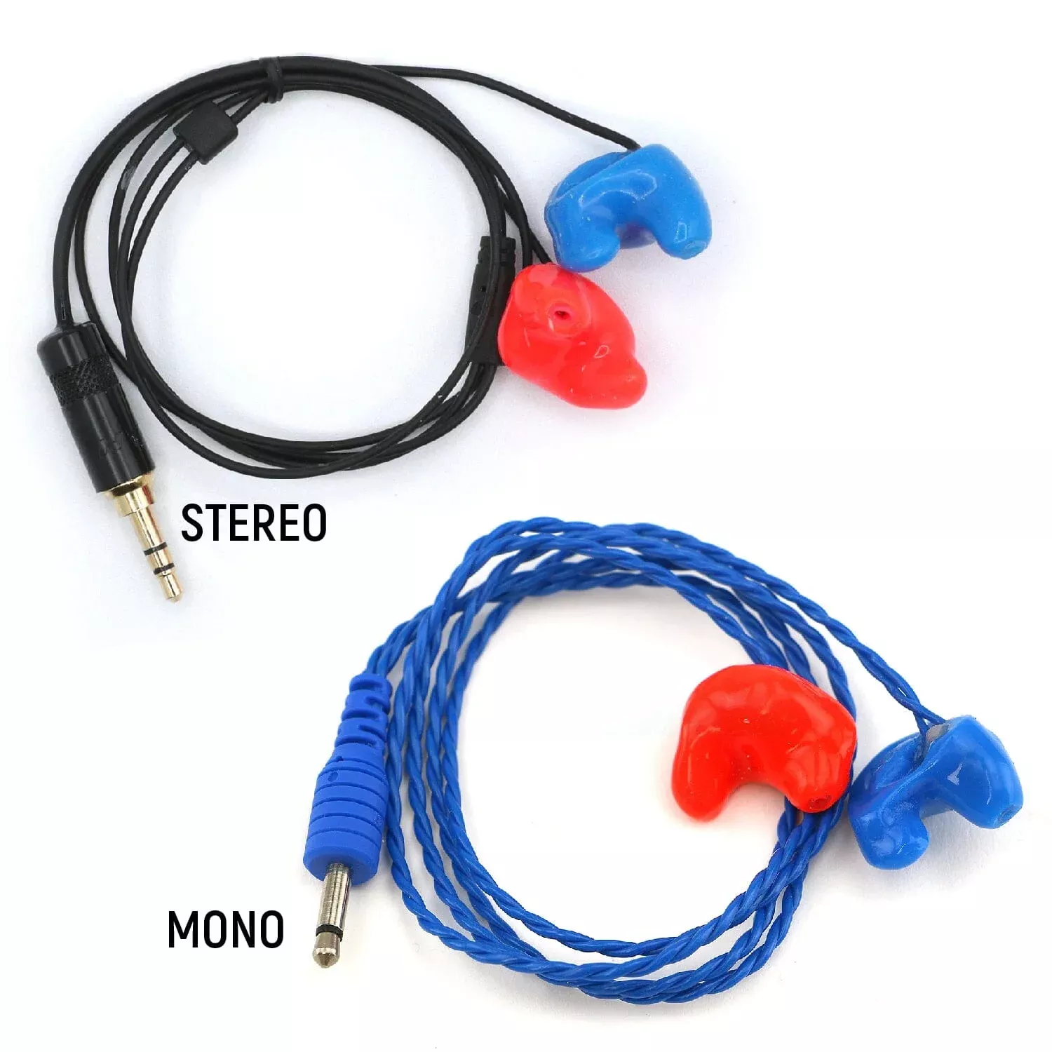 Rugged Radios Challenger Semi-Custom Molded Ear Bud Speakers with 1/8″ Plug