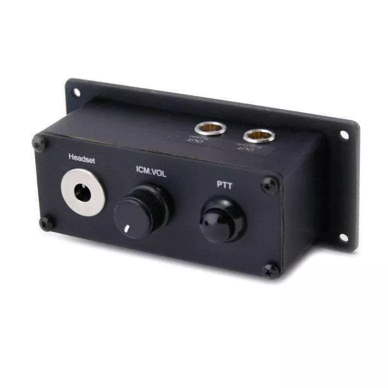 Rugged Radios Dual Radio Jack Box Headset Station with PTT for RRP800 Fire & Safety Intercom System JACK-BOX-640