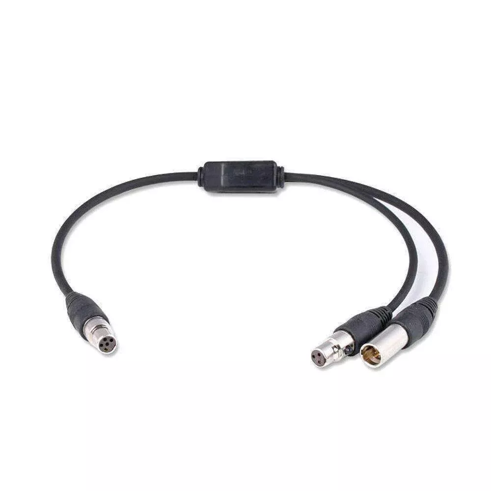 Rugged Radios External Push to Talk (PTT) Adapter Cable for 5 Pin Ports SPLITTER-5P-2-PTT