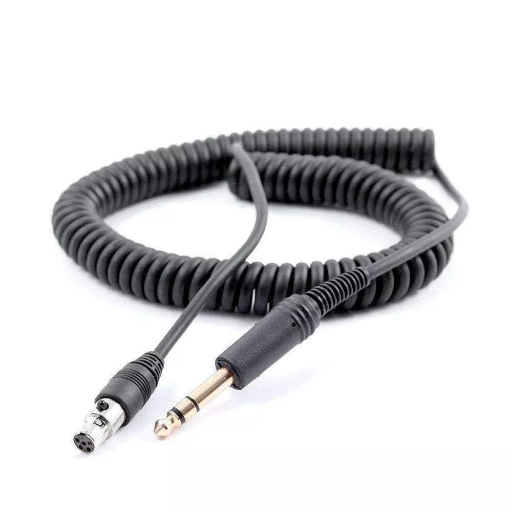 Rugged Radios Fire Truck Intercom Headset Coil Cord for 1/4″ Style Jacks CC-1/4