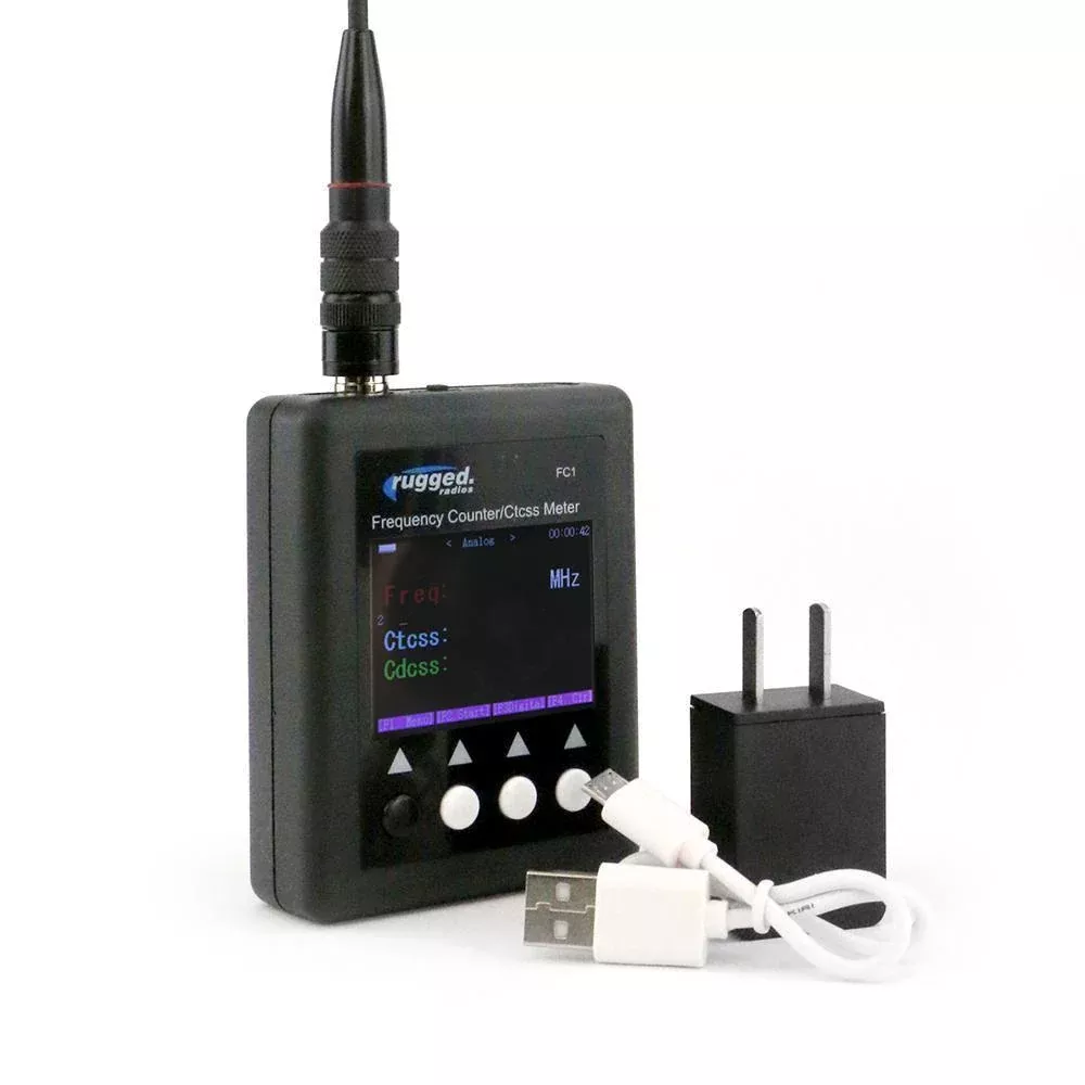 Rugged Radios Frequency Counter for Analog 2 Way Radios FC1
