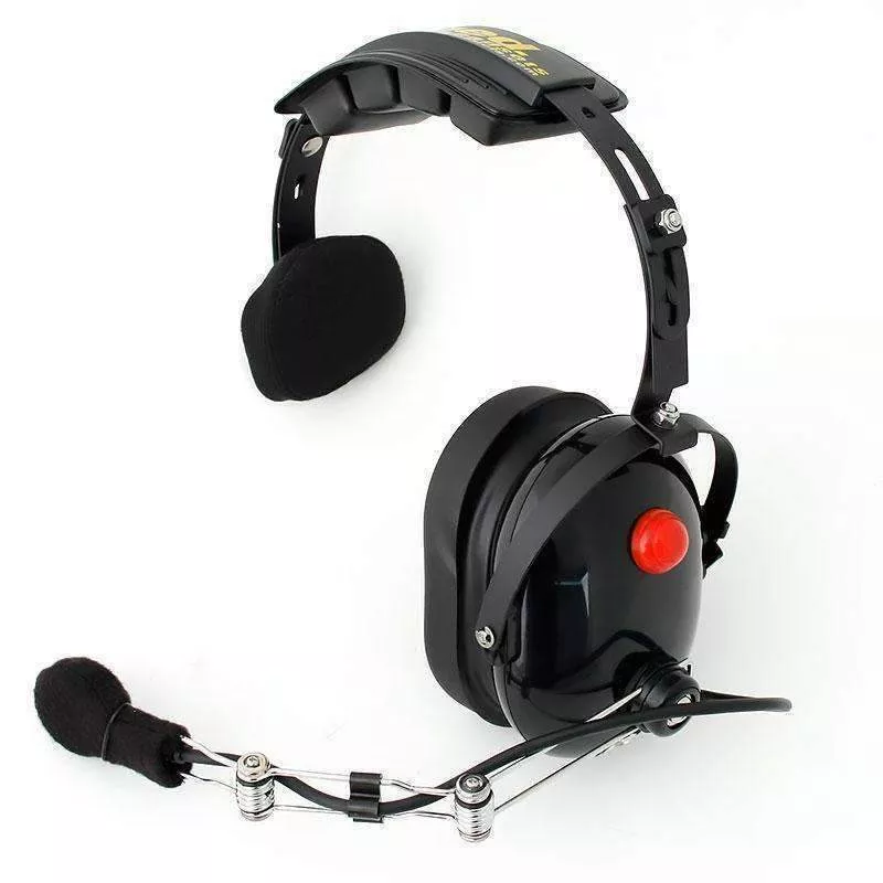 Rugged Radios H15 Single Side Headset for 2-Way Radios - Black H15-BLK