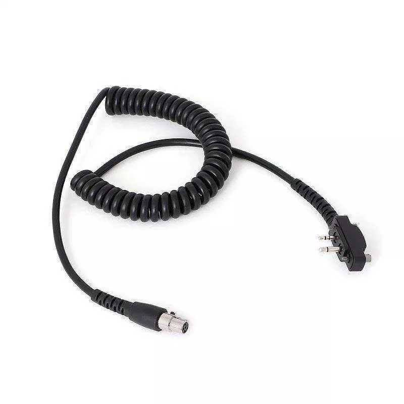 Rugged Radios Icom Bolt On Handheld Radio - Headset Coil Cord CC-ICOM-B