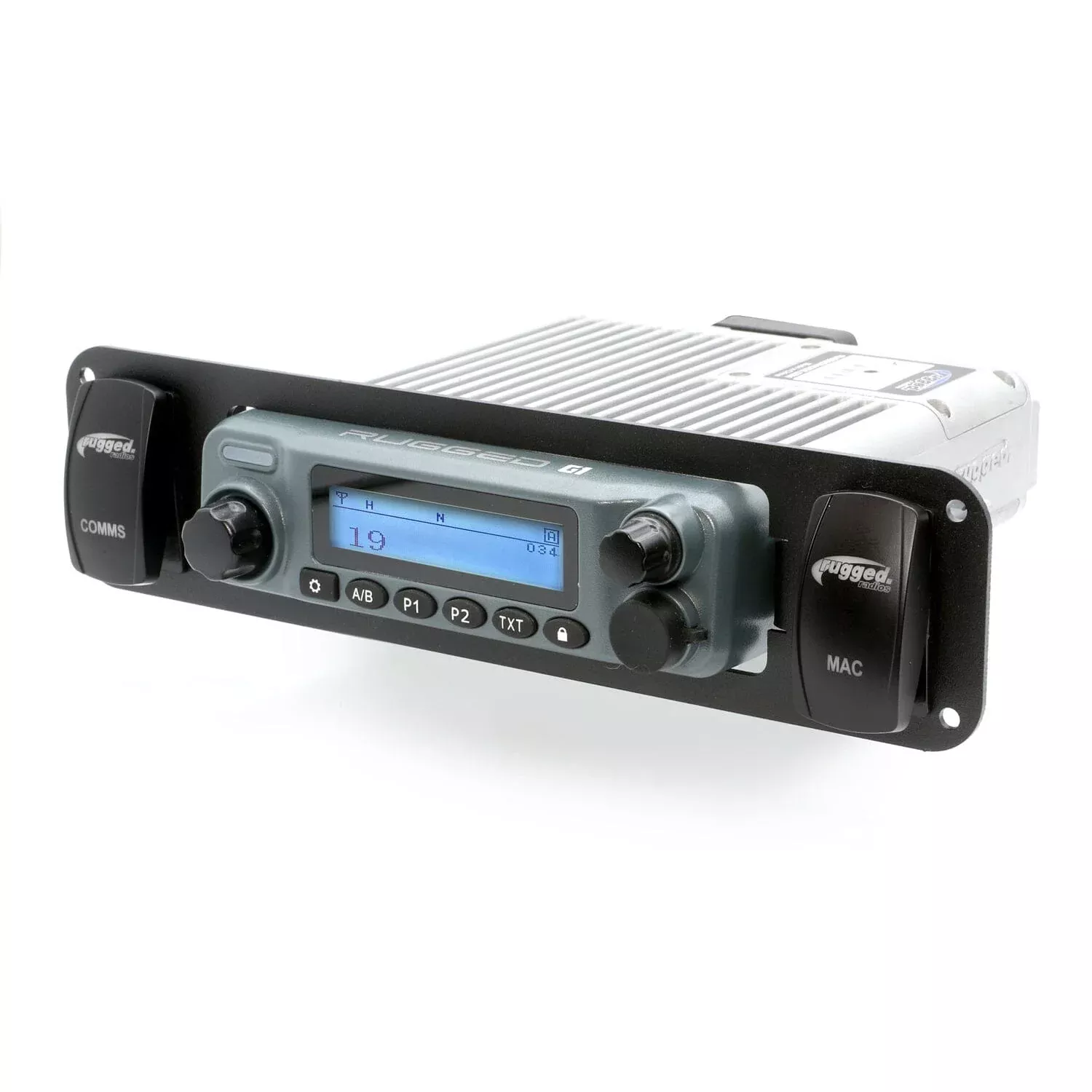 Rugged Radios In-Dash Mount with Two Switch Holes for Rugged Radios MT-IDM-RM-SW2