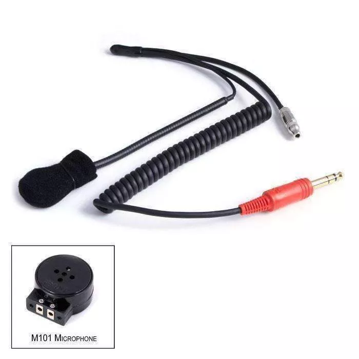 Rugged Radios NASCAR 3C Wired Helmet Kit with Mic, 3.5mm Earbud Jack & Coil Cord HK-NFC