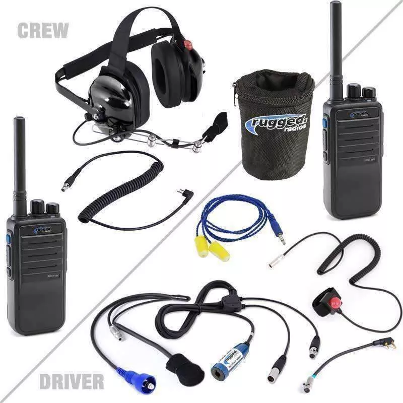 Rugged Radios OFFROAD Short Course Racing System with RDH Digital Handheld Radios OFFROAD-RDH-U