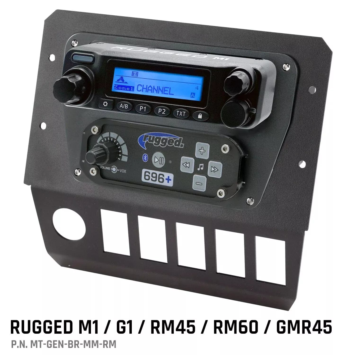 Rugged Radios Polaris General Multi Mount Kit for Radio and Intercom