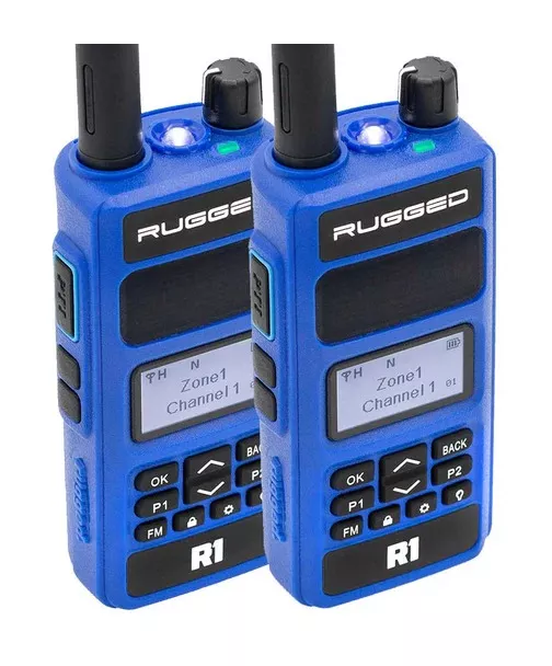 Rugged Radios Rugged R1 - Business Band Two Way Handheld Radio - Digital and Analog